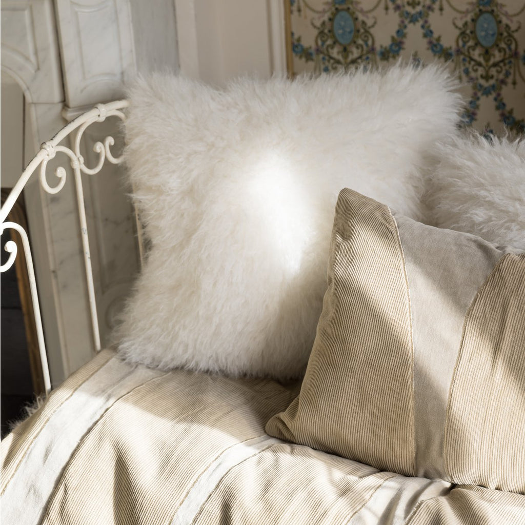 Coussin Betani Neige 45 x 45 VIVARAISE