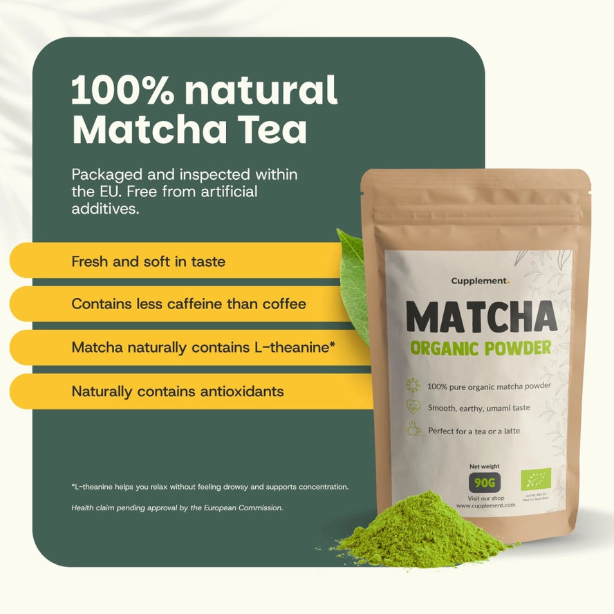 Poudre de Thé Matcha Bio - 90 Grammes