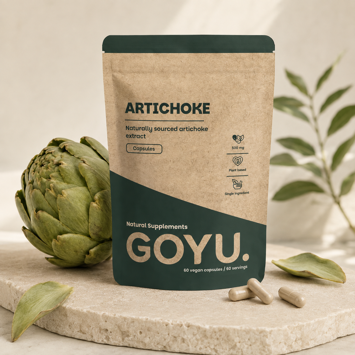 Extrait d’Artichaut 500 mg 10:1 GOYU – 60 gélules