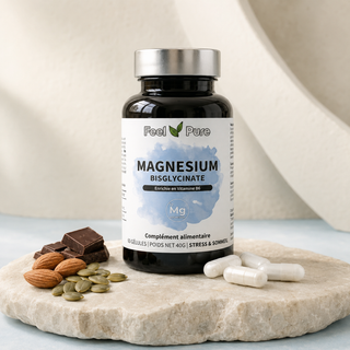Magnésium Bisglycinate & Vitamine B6 – 60 gélules