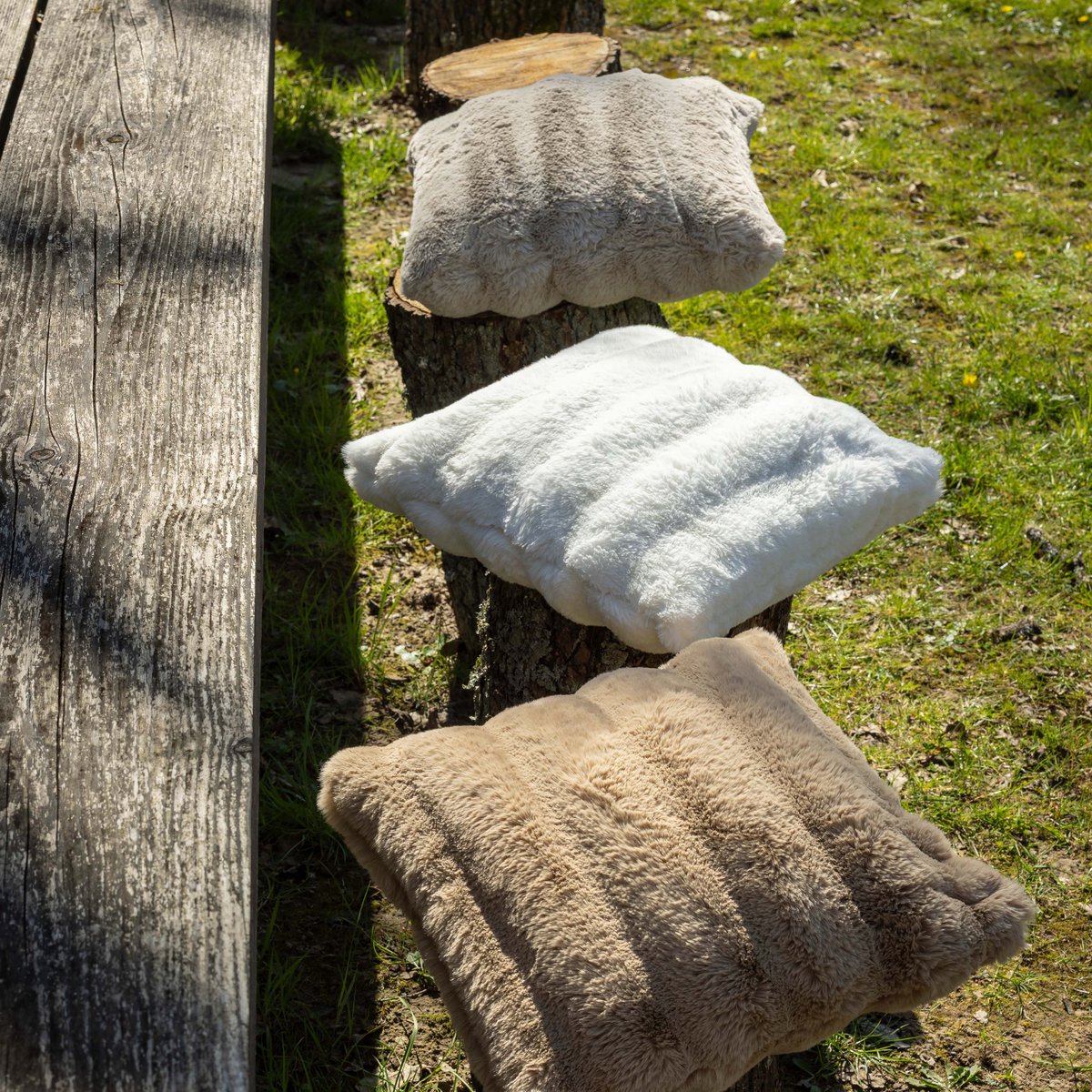 Coussin Astrid Naturel 45 x 45 VIVARAISE