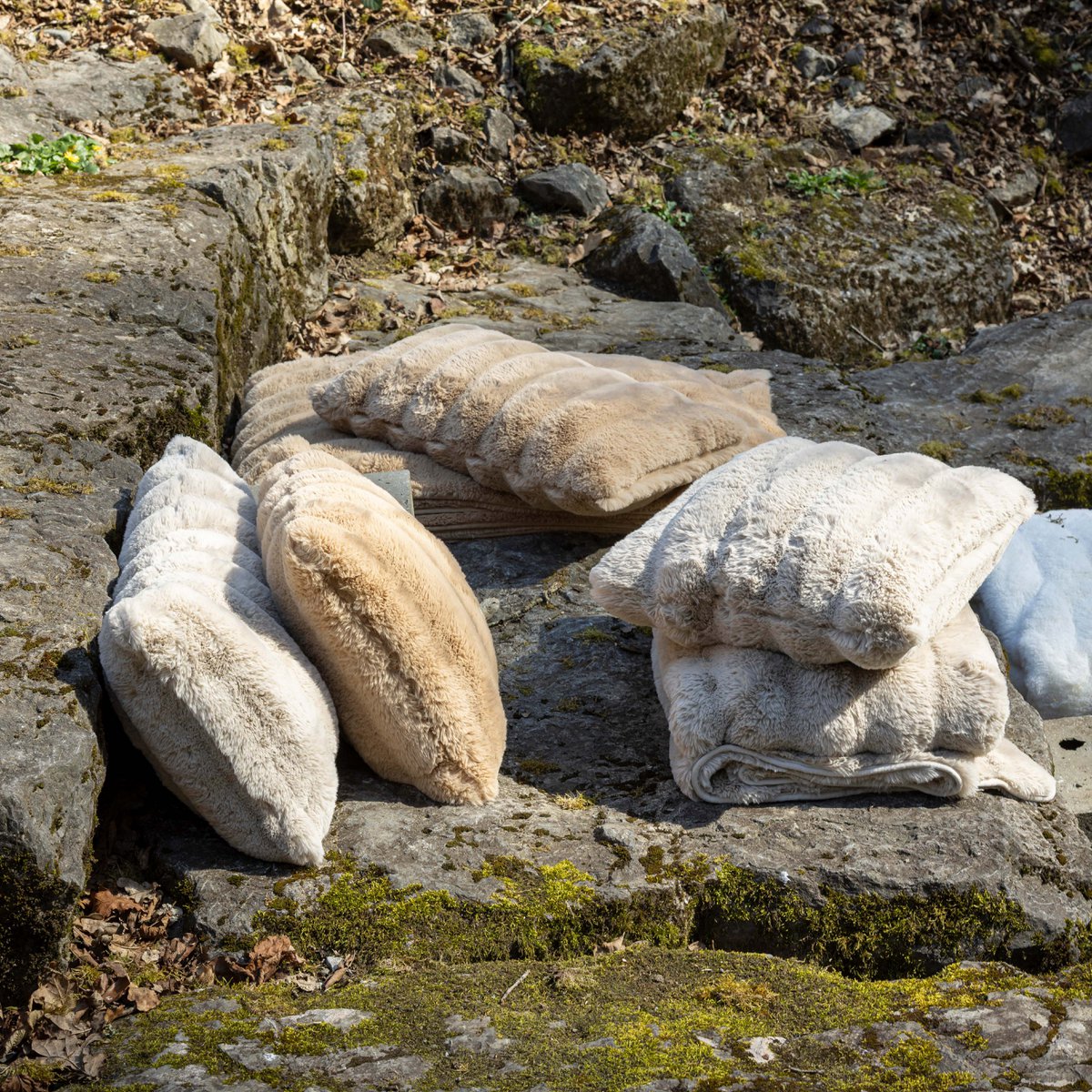 Coussin Astrid Grège 40 x 65 VIVARAISE