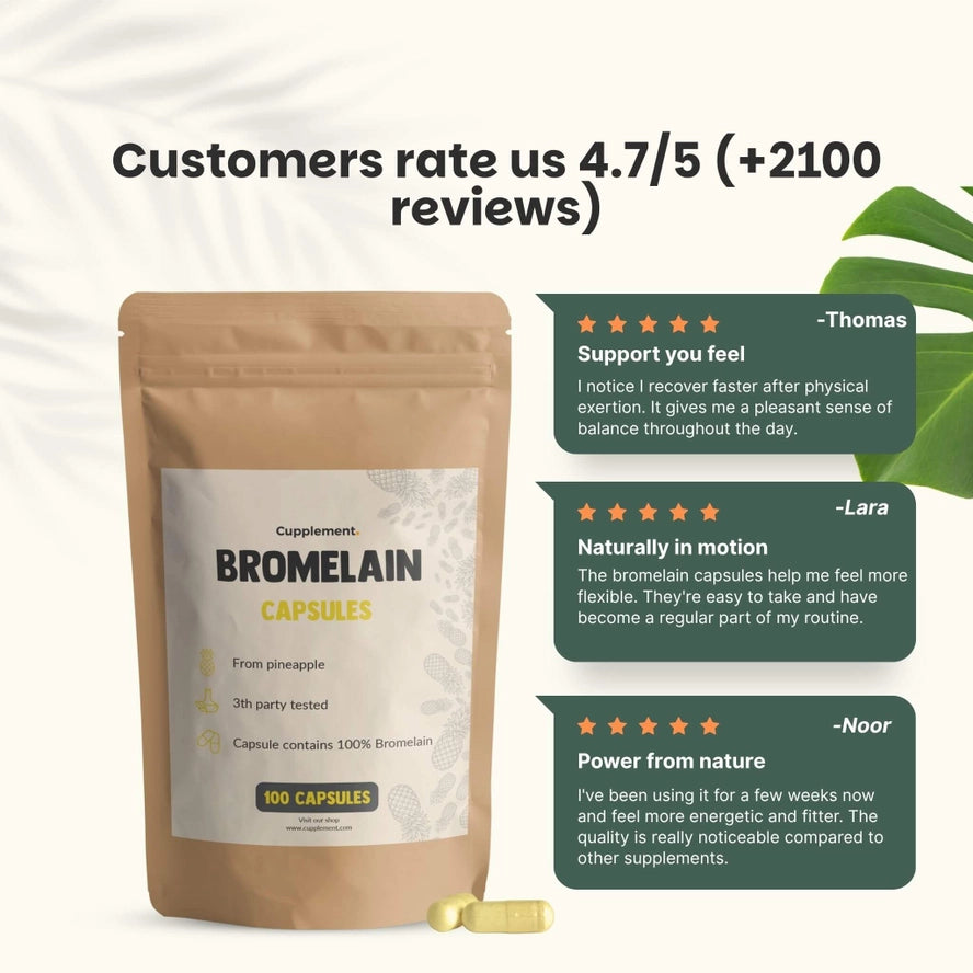 Gélules de bromélaïne 500 mg - 100 gélules