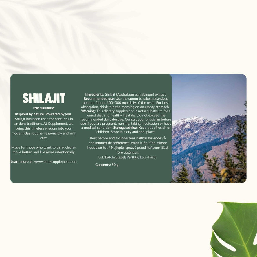 Résine de Shilajit - 50 grammes
