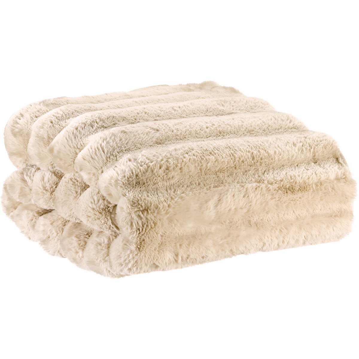Plaid Astrid Naturel 140 x 180 VIVARAISE