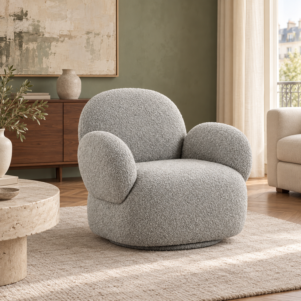 Fauteuil  Messina avec fonction pivotante