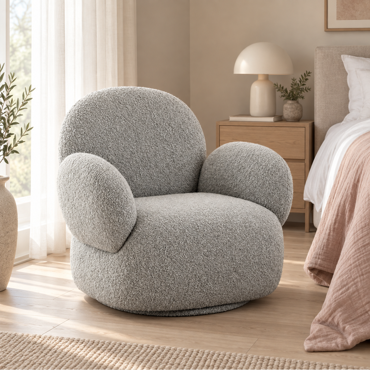 Fauteuil  Messina avec fonction pivotante