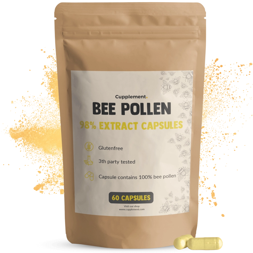 Gélules d'extrait de pollen d'abeille 500mg - 60 gélules