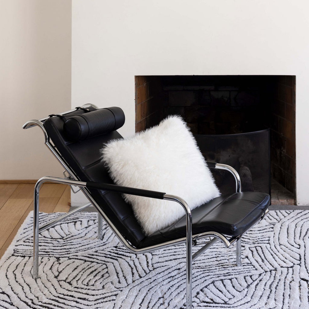 Coussin Betani Neige 45 x 45 VIVARAISE