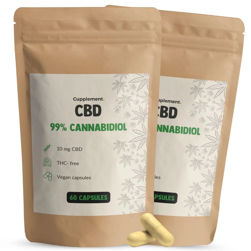 Capsules d'huile de CBD 10 MG - 60 capsules