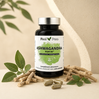 Ashwagandha KSM-66® 500 mg Feel Pure – 60 gélules