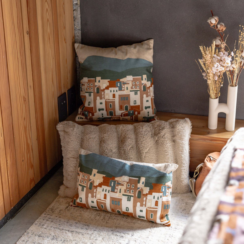 Coussin Astrid Naturel 40 x 65 VIVARAISE
