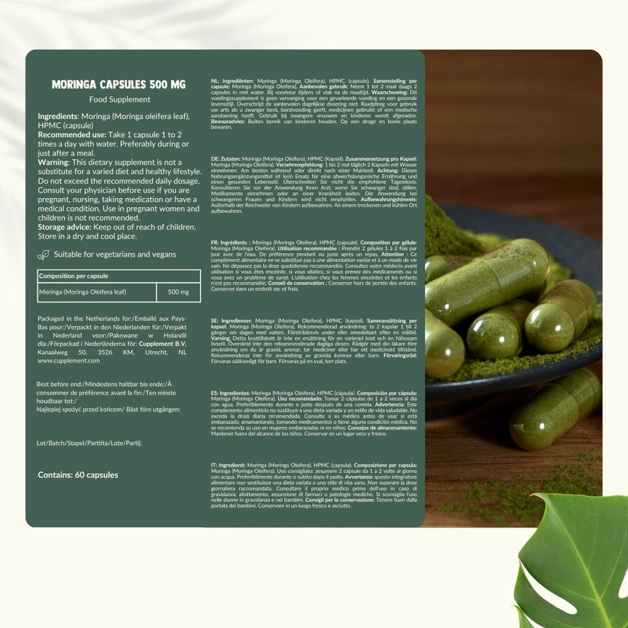 Gélules de Moringa - 60 Gélules