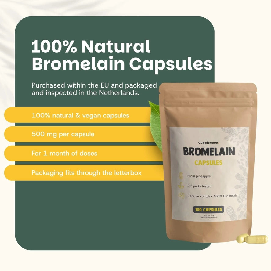Gélules de bromélaïne 500 mg - 100 gélules